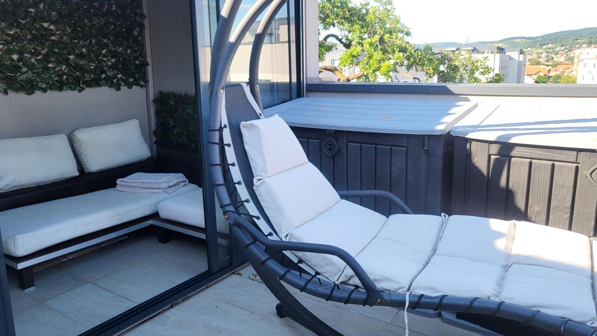 Sibiu Bach Penthouse Daire Dış mekan fotoğraf