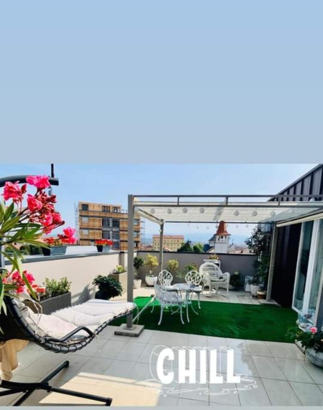 Sibiu Bach Penthouse Daire Dış mekan fotoğraf